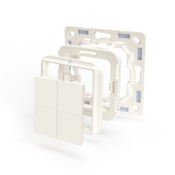 Shelly Plug&Play Zubehör Blu Wall Switch 4 für Gira & Merten