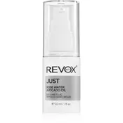 Revox Just Rose Water Avocado Oil Fluid vlažilna nega za predel okoli oči 30 ml za ženske