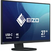 27-palčni LED-zaslon EIZO EV2740S-IPS, 4K, USB-C, 10-bitni EV2740S-BK