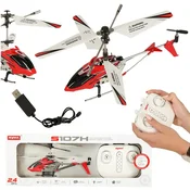 WOWO Mini RC helikopter 2,4 GHz - rdeč