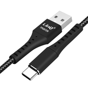 LINQ USB C kabel 5A Quick Charge, 1,2 m najlonska pletenica proti zapletanju - LinQ, (20630341)