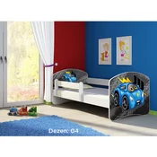 Deciji krevet ACMA II 180x80 + dusek 6 cm WHITE4