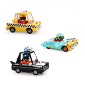 Komplet Crazy Motors - Blue Gun + Hurry Police + Taxi Joe