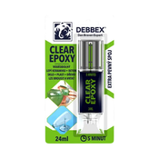 Prozorna epoxy tesnilna masa Den Braven Debbex 24 ml – močno in estetsko lepljenje - Ostali