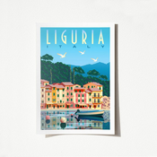 Wallity Plakat A3, Liguria - 1973