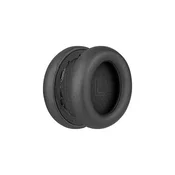 Nadomestne blazinice za ušesa za Anker Soundcore Life Q30, Q35, Spominska pena + PU usnje, Črne, 1 Par