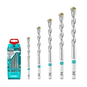 Total One-Stop Tools 5-delni komplet svedrov za zid/AKKU (TACSD6055)