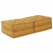 Vidaxl Modularni kavč 2 pcs Rumena 140 x 70 x 36 cm blago