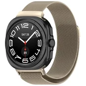 Kovinski pas Techsuit W009 za Samsung Galaxy Watch Ultra 47mm/Galaxy Watch Ultra 2 - titan