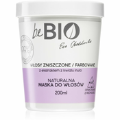 Maska za oštecenu i farbanu kosu bez sulfata beBio natural 200ml