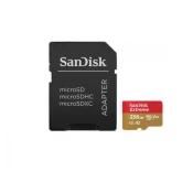 Micro SD Card 256GB SanDisk SDXC V30 U3 A1 + adapter UHS1