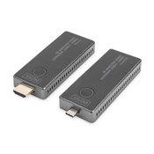 Digitus Digitus 4K brezžični podaljševalnik videa, 30 m (USB-C - HDMI)