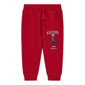 Guess Spodnji del trenirke N6BB03 K6119 Temno rdeča Regular Fit