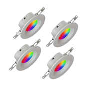 SET 4x LED RGBW Zatemnitvena vgradna svetilka ESSENTIALS LED/6W/230V 2700-6500K CRI 90