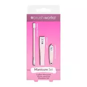 Manikir Set Sečice Potiskivač i Grickalica Brushworks | Kozmo