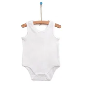 Vrabac Bodi za bebe bez rukava 3537312, Bela