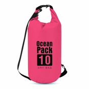 Vodootporna torba Dry Bag 10L/ roze