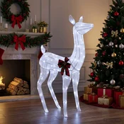 3D božični jelen LOVIISA 200 LED Hladno bela 96 x 40 x 140 cm