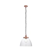 Endon 106895 - Bakarni luster na lancu HANSEN 1xE27/10W/230V