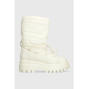 Čizme za snijeg Calvin Klein Jeans FLATFORM SNOW BOOT NYLON WN boja: bež, YW0YW01146