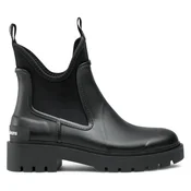 Calvin Klein Jeans Gumijasti škornji Mid Rainboot Chelsea YW0YW01034 Črna