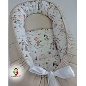 Bubamara037 Gnezdo za bebe Cirkus, Bež