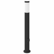 vidaXL vidaXL Stebriček z vtičnico 80 cm nerjaveče jeklo IP44, (5000296936)