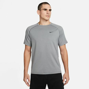 Nike Dri-FIT Ready Fitness SS Shirt, Smoke Gray/Heather/Black - M