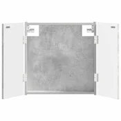 vidaXL Omara za tarče ARNHEM Betonsko siva 52,5 x 10,5 x 53,5 cm