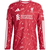 adidas Dres z dolgimi rokavi Liverpool Authentic Home Long Sleeve 2026/27