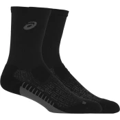 Asics PERFORMANCE RUN SOCK CREW, moške tekaške nogavice, črna 3013B002