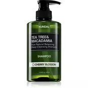 KUNDAL Tea Tree & Macadamia Cherry Blossom šampon za dubinsko cišcenje s osvježavajucim ucinkom 500 ml