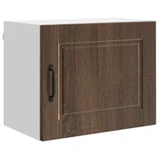 Vidaxl Omarica na steni PORTO 2 szt. Rjav hrast 50 x 31 x 40 cm