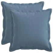 vidaXL Prevleka za blazino 2 pcs HOUTEN Jeans modra 50 x 50 cm
