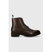 Kožne cipele Polo Ralph Lauren Bryson Boot za muškarce, boja: smeda, 812754384001