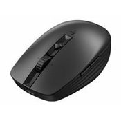 HP 715 Rechargeable Multi-Device Mouse, Ambidekster, RF bežicni + Bluetooth, 3000 DPI, Crno