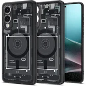 Ovitek Spigen Ultra Hybrid Mag za Samsung Galaxy S25 Edge - zero one black