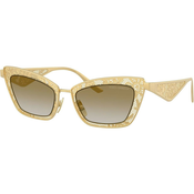 Dolce&Gabbana Ženske naocare za sunce, Cetvrtaste, Zlatne