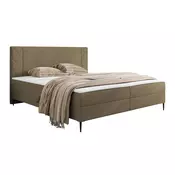 Boxspring krevet Providence 200 (Polo 875) Bracni, Boxspring, Smeda, 160x200, Tkanina, Dostupno, 161x208x104cm