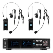 POWER DYNAMICS BREZŽIČNI MIKROFONI SET 2 x bodypack PD522B