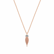 Sovilj Sapiens Crystal Necklace - Rose Gold Plated