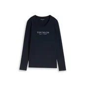 TOM TAILOR Majica marine/pastelno modra