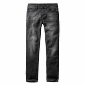 Moške hlače BRANDIT - Rover - Črna denim - slim fit - 1017-, Črna