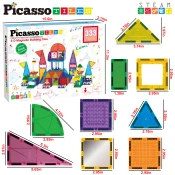 PICASSO TILES set magnetnih ploščic, 333 kos