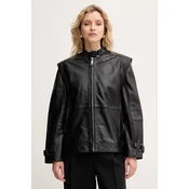 Usnjena biker jakna MAX&Co.
