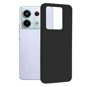 Techsuit Soft Edge Silicone maska za Xiaomi Redmi Note 13 Pro 5G / Poco X6 - črna