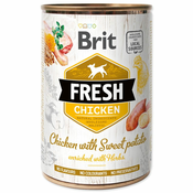 Brit Sveži piščanec s sladkim krompirjem - 400 g