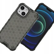 Honeycomb ovitek z TPU odbijačem za iPhone 13 mini - črn