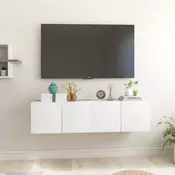 Viseci TV ormarici 2 kom bijeli 60 x 30 x 30 cm