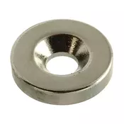 Magnet okrugli NdFeB, fi=15.24x3.18mm, sa rupom
